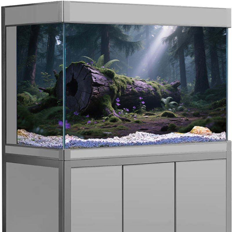 Marine Aquarium All In One - Fish Tank Decor Aquarium Background Sticker,