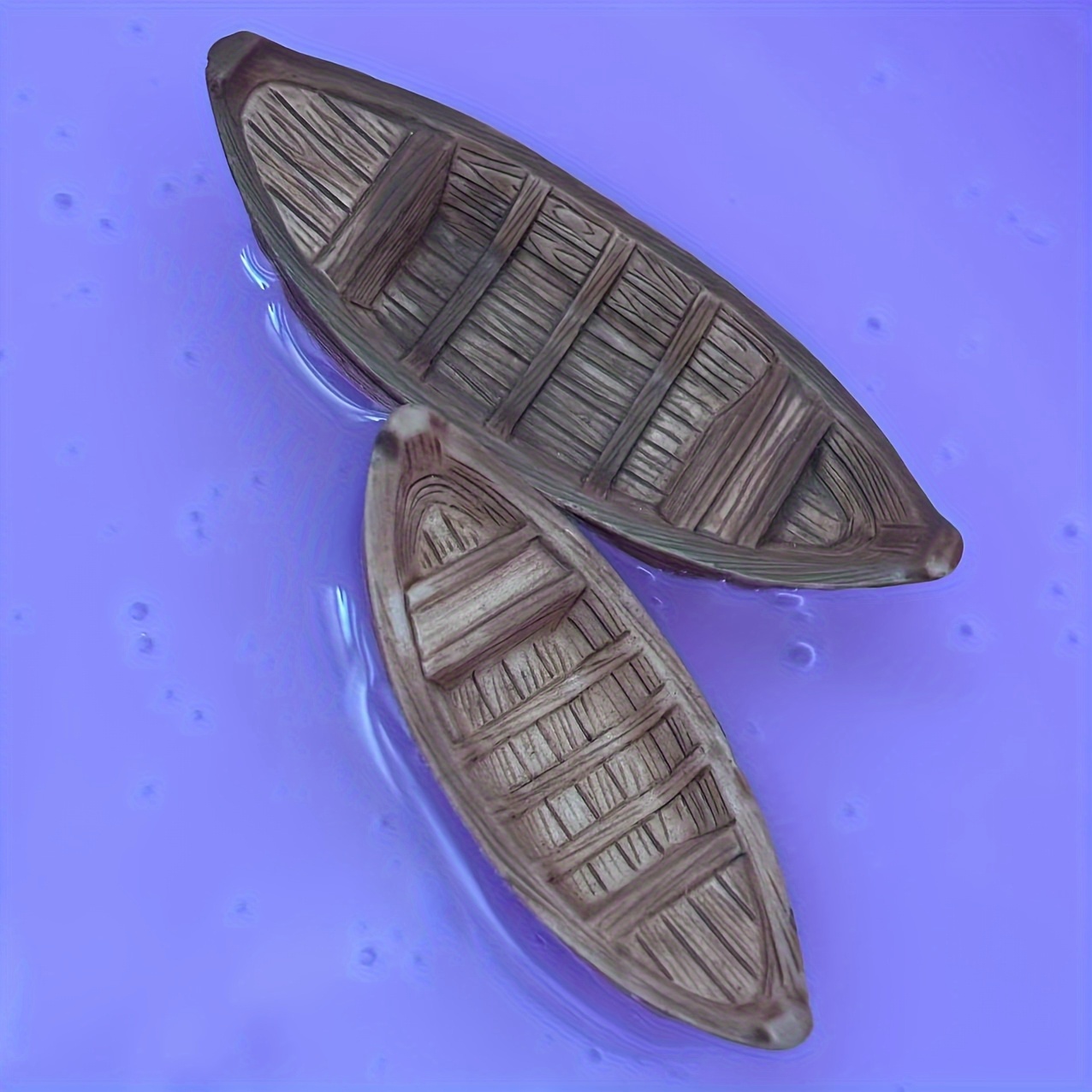 2 Mini Boats - Realistic Float - Aquarium Marineland ulasan dan harga