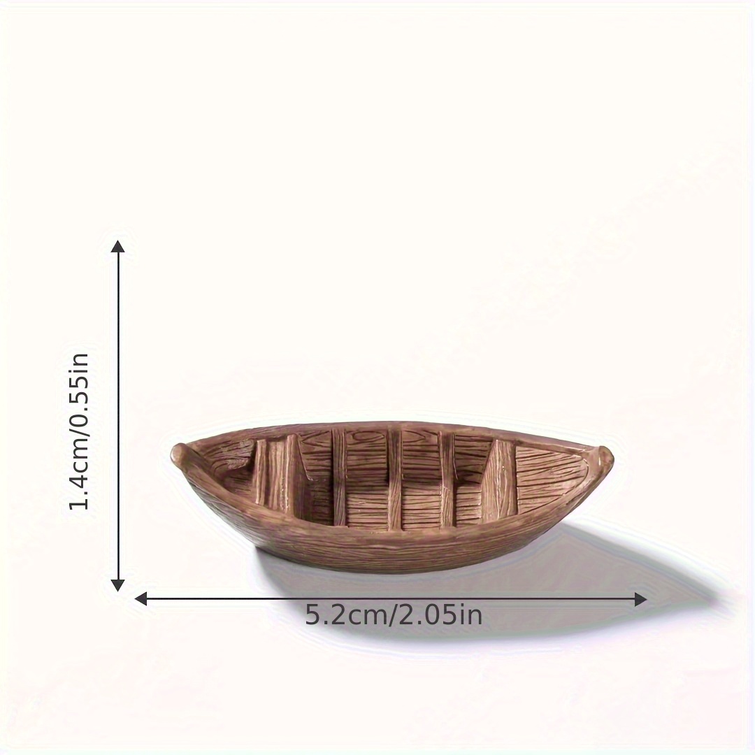 2 Mini Boats - Realistic Float - Aquarium Marineland ulasan dan harga