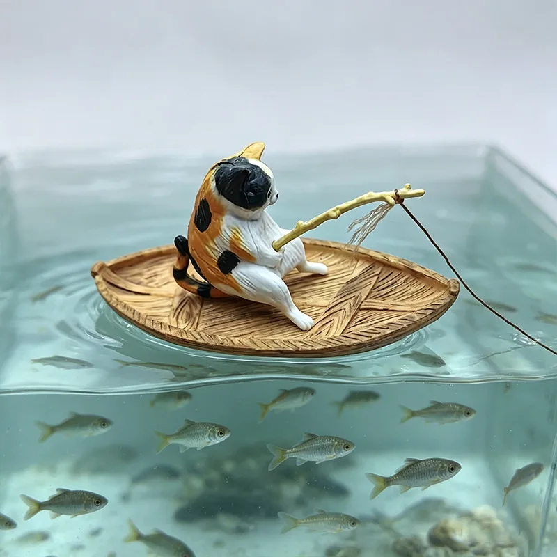 Fish Tank Decorations Creative - Aquarium Marineland ulasan dan harga