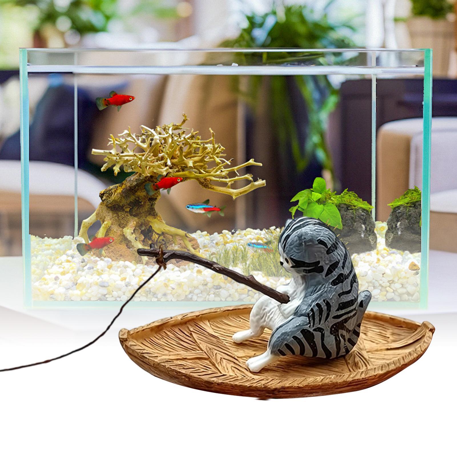 Creative Cat Fishing Boat Aqua - Aquarium Marineland ulasan dan harga