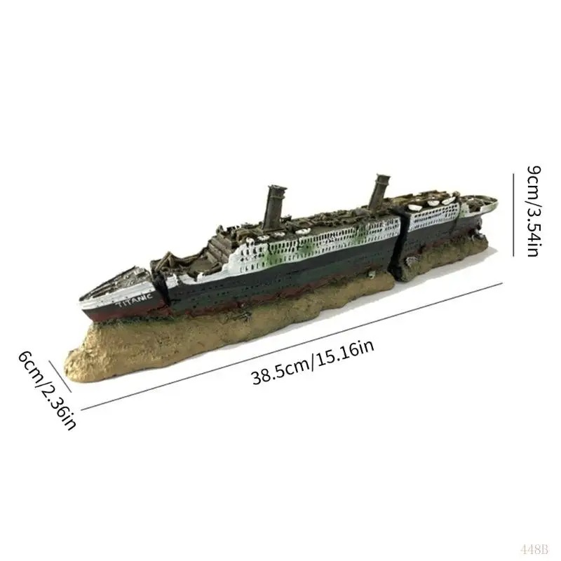 Aquarium Titanic Shipwreck Dec - Aquarium Marineland ulasan dan harga