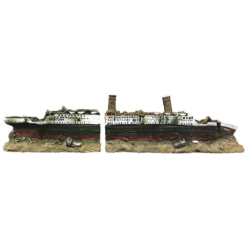 Aquarium Titanic Shipwreck Dec - Aquarium Marineland ulasan dan harga