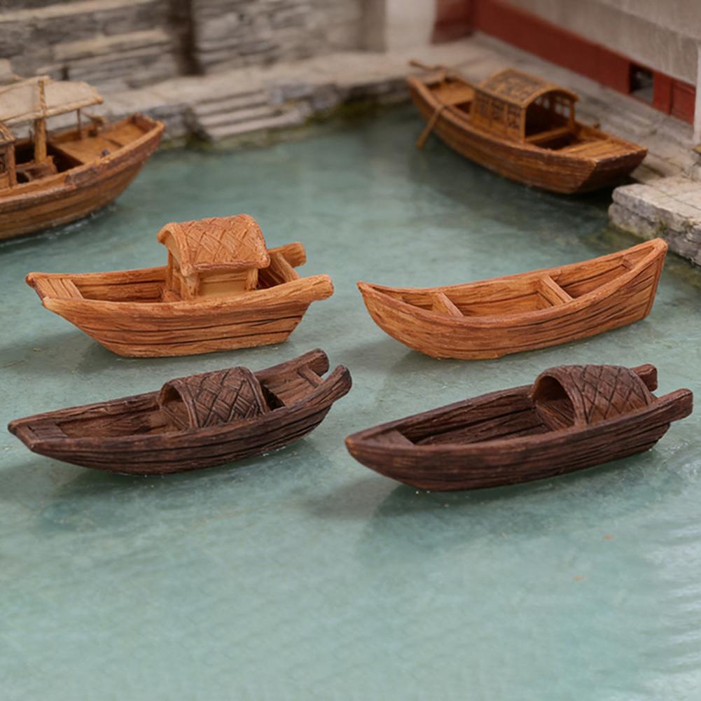 Aquarium Boat Ornament 2 Pcs M - Aquarium Marineland ulasan dan harga