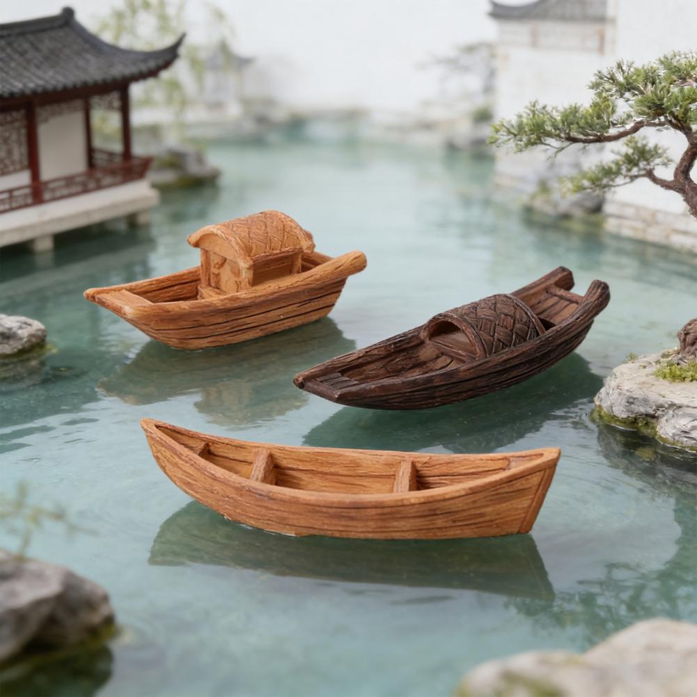 Aquarium Boat Ornament 2 Pcs M - Aquarium Marineland ulasan dan harga