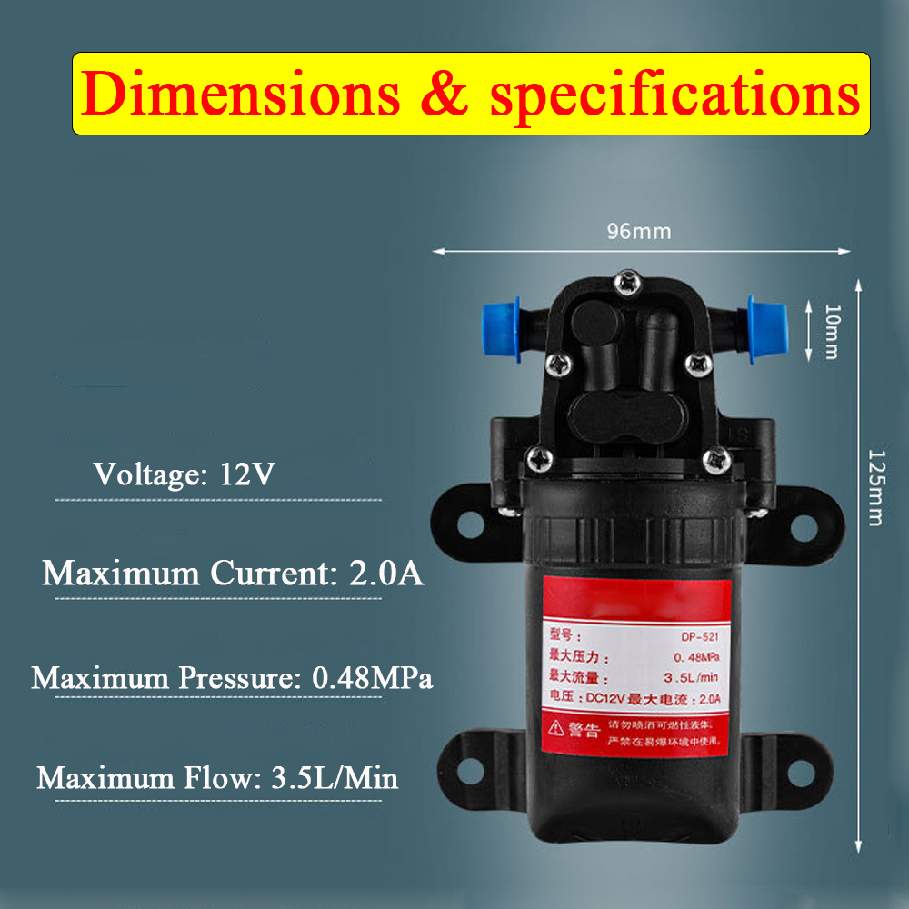 12v Agricultural Water Pump Po - Aquarium Marineland ulasan dan harga