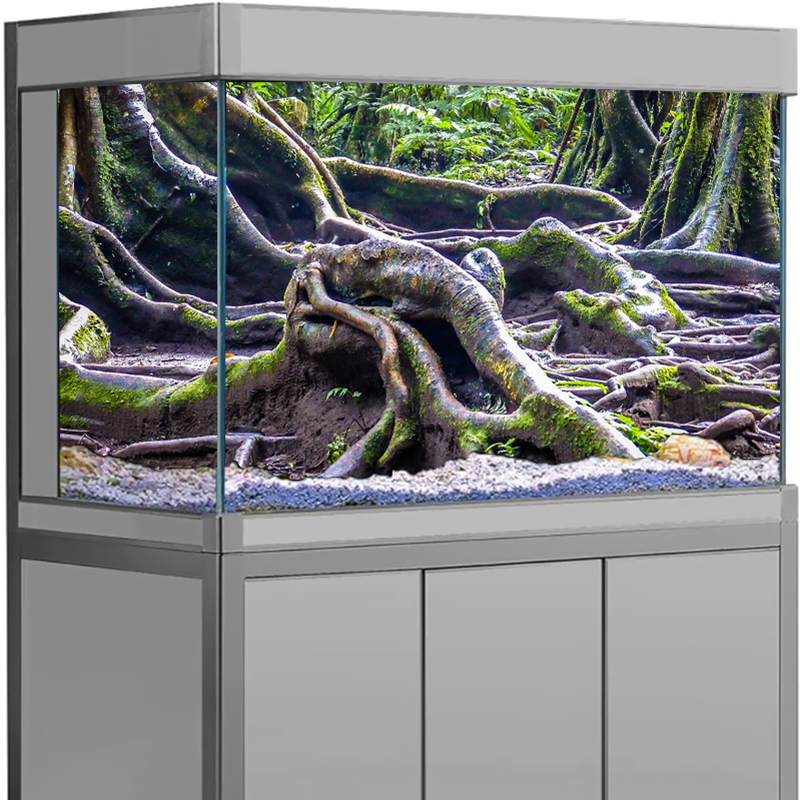 Fish Tank Decor Aquarium Backg - Marine Aquarium All In One ulasan dan harga