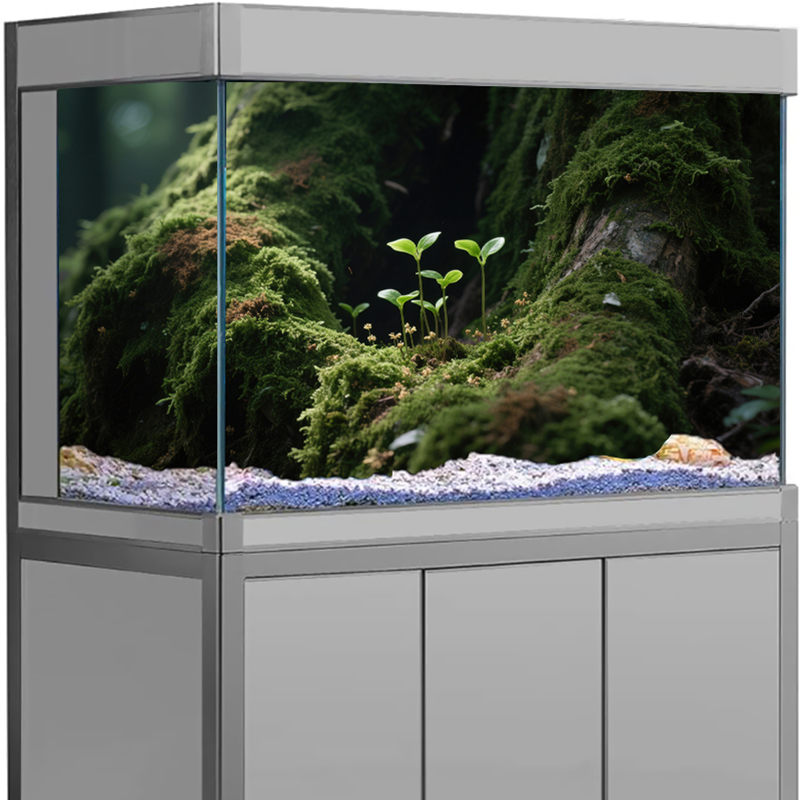 Fish Tank Decor Aquarium Backg - Marine Aquarium All In One ulasan dan harga