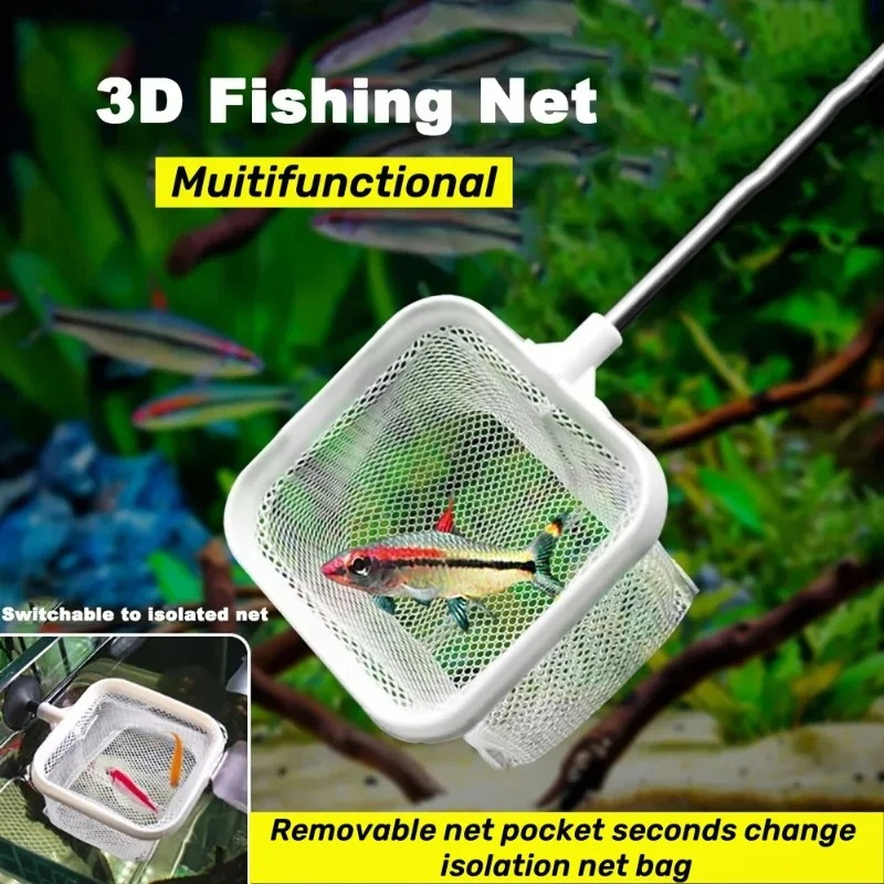 Aquarium Fish Tank Net with Su - Aquarium Marineland ulasan dan harga