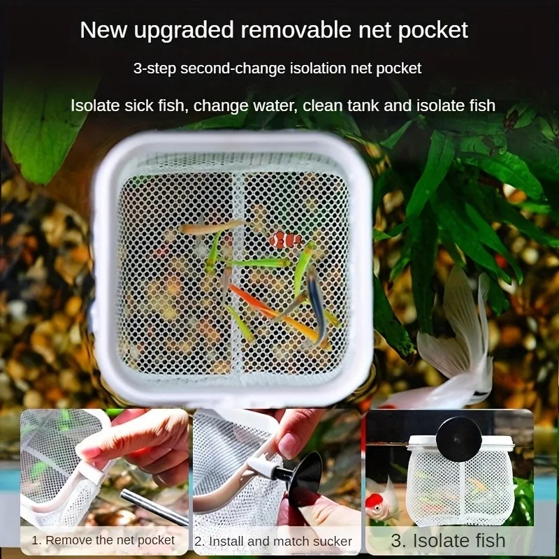 Aquarium Fish Tank Net with Su - Aquarium Marineland ulasan dan harga